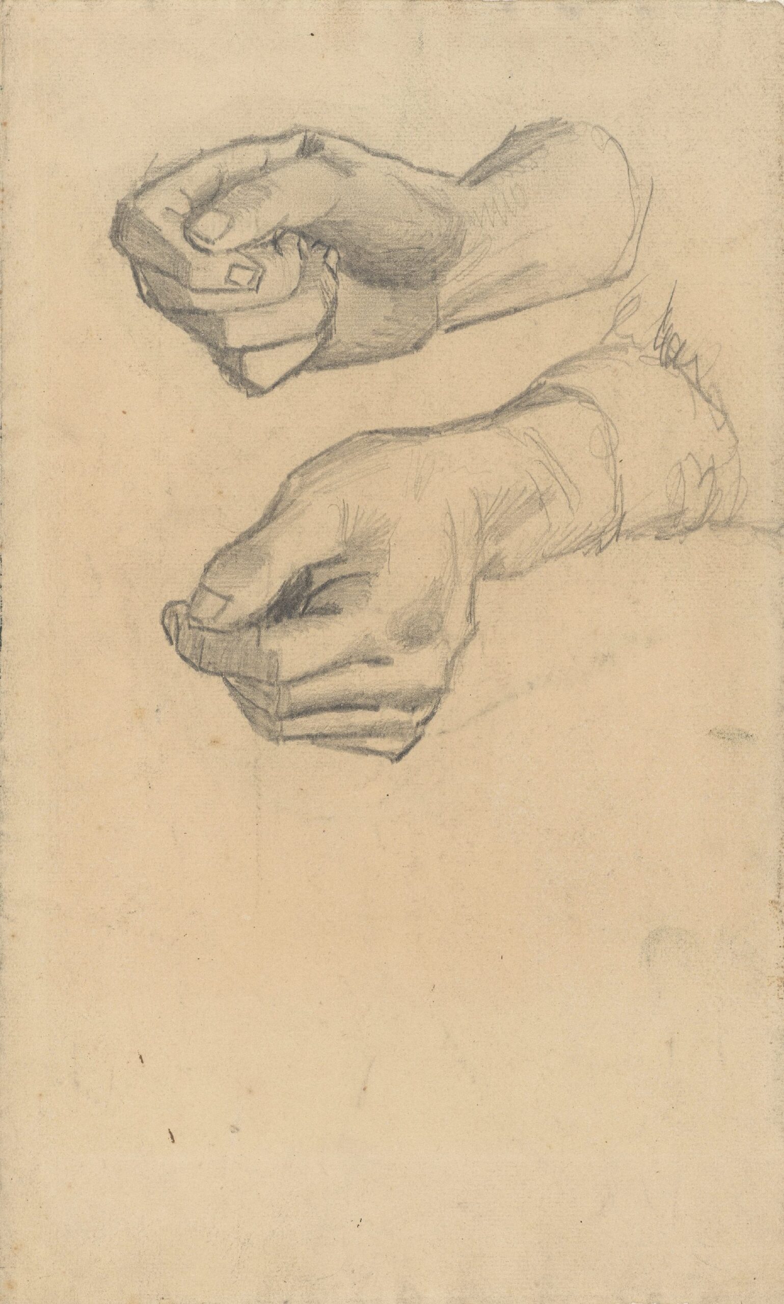 Twee handen Vincent van Gogh (1853 - 1890), Nuenen, december 1884-mei 1885