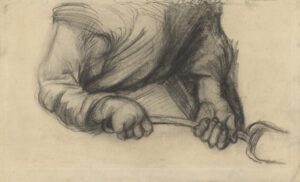 Twee handen met een asschep Vincent van Gogh (1853 - 1890), Nuenen, december 1884-mei 1885