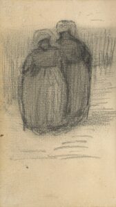 Twee vrouwen Vincent van Gogh (1853 - 1890), Nuenen, mei-juni 1885