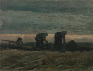 Twee vrouwen in het veen Vincent van Gogh (1853 - 1890), Nieuw Amsterdam, oktober 1883
