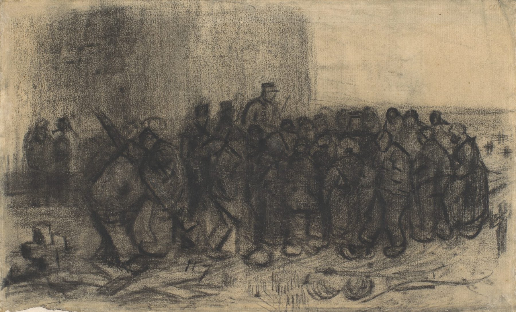Verkoping van afbraak Vincent van Gogh (1853 - 1890), Nuenen, mei 1885