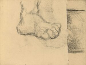 Voet Vincent van Gogh (1853 - 1890), februari-juni 1886