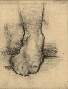 Voet Vincent van Gogh (1853 - 1890), februari-juni 1886