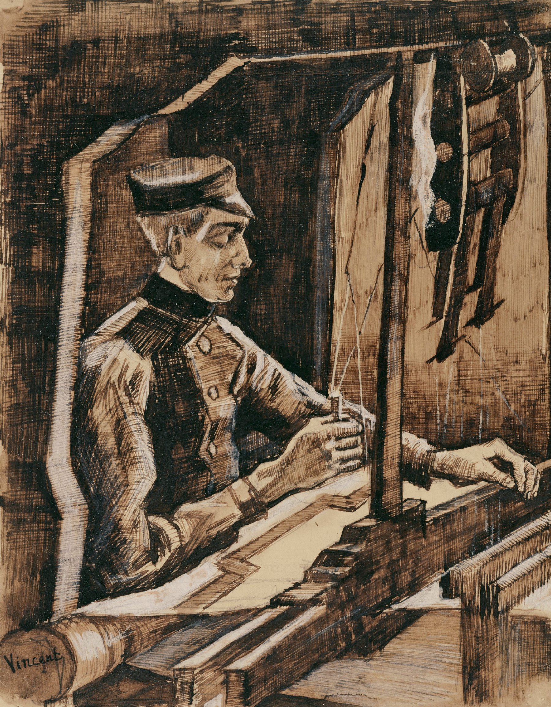 Wever Vincent van Gogh (1853 - 1890), Nuenen, januari 1884