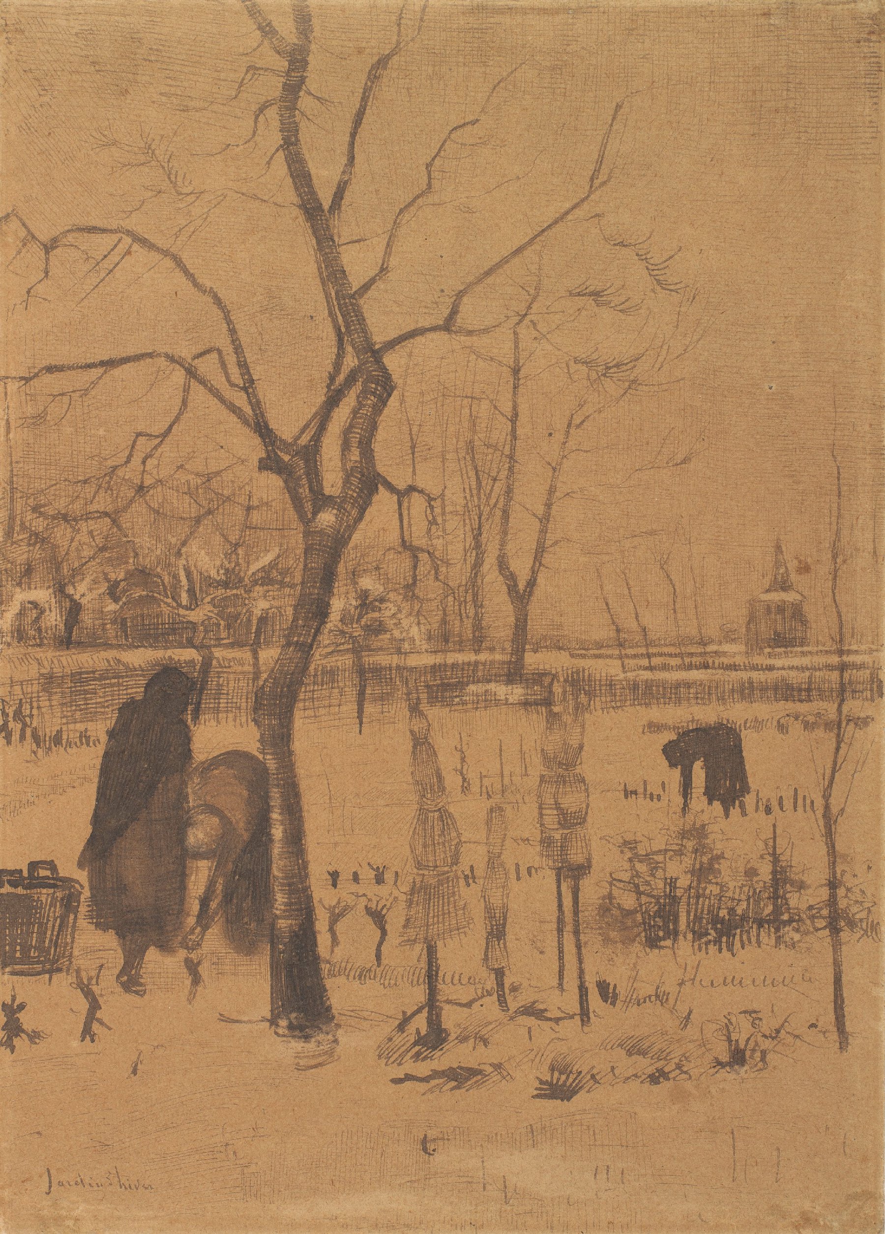 Wintertuin Vincent van Gogh (1853 - 1890), Nuenen, december 1883