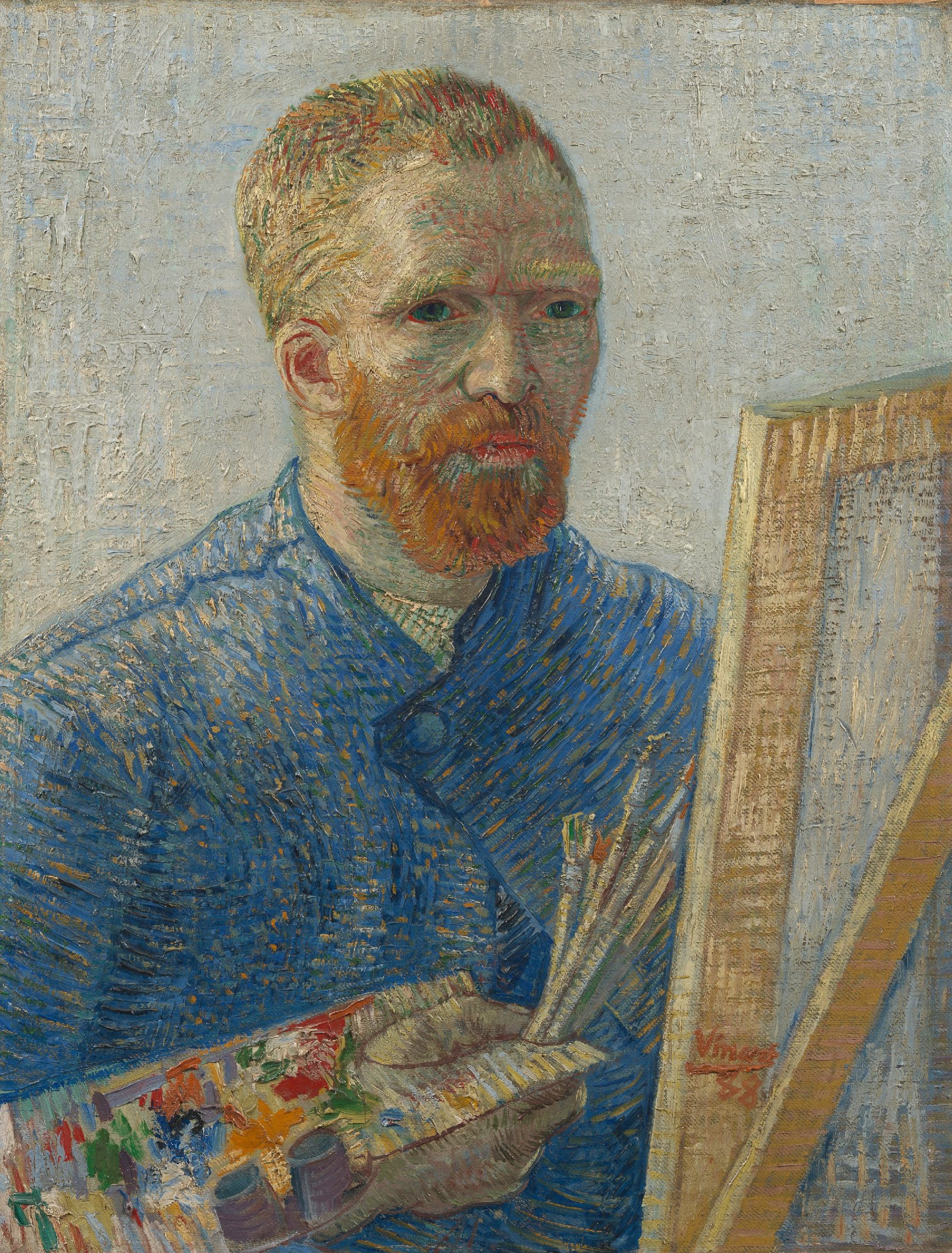 Zelfportret als schilder Vincent van Gogh (1853 - 1890), Parijs, december 1887-februari 1888