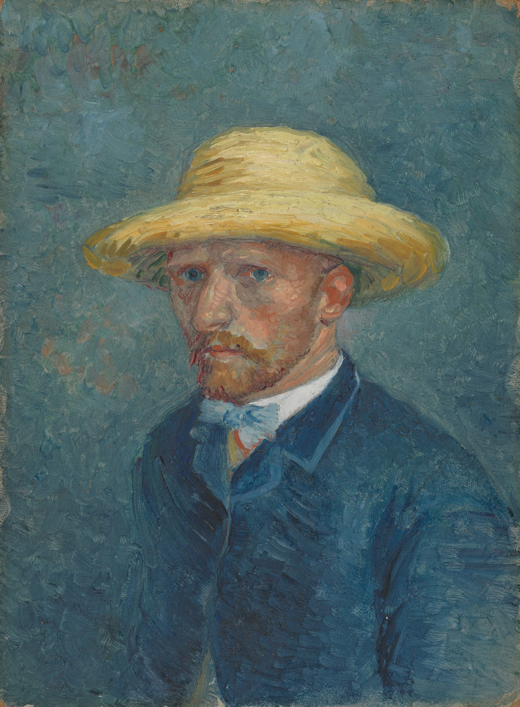 Zelfportret of Portret van Theo van Gogh Vincent van Gogh (1853 - 1890), Parijs, zomer 1887