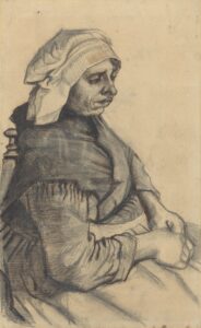 Zittende vrouw Vincent van Gogh (1853 - 1890), Nuenen, februari-mei 1885