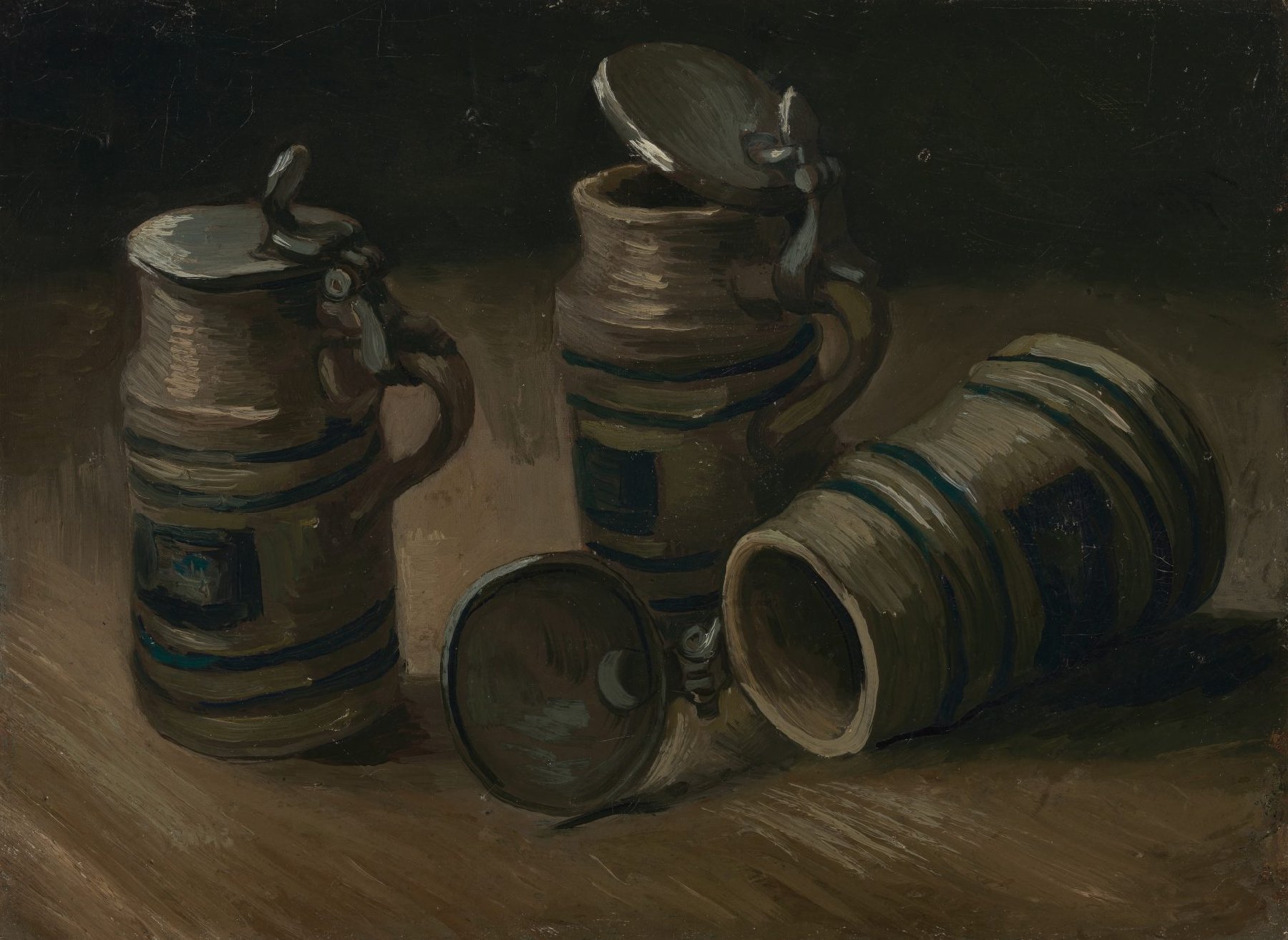 Bierpullen Vincent van Gogh (1853 - 1890), Nuenen, september-oktober 1885