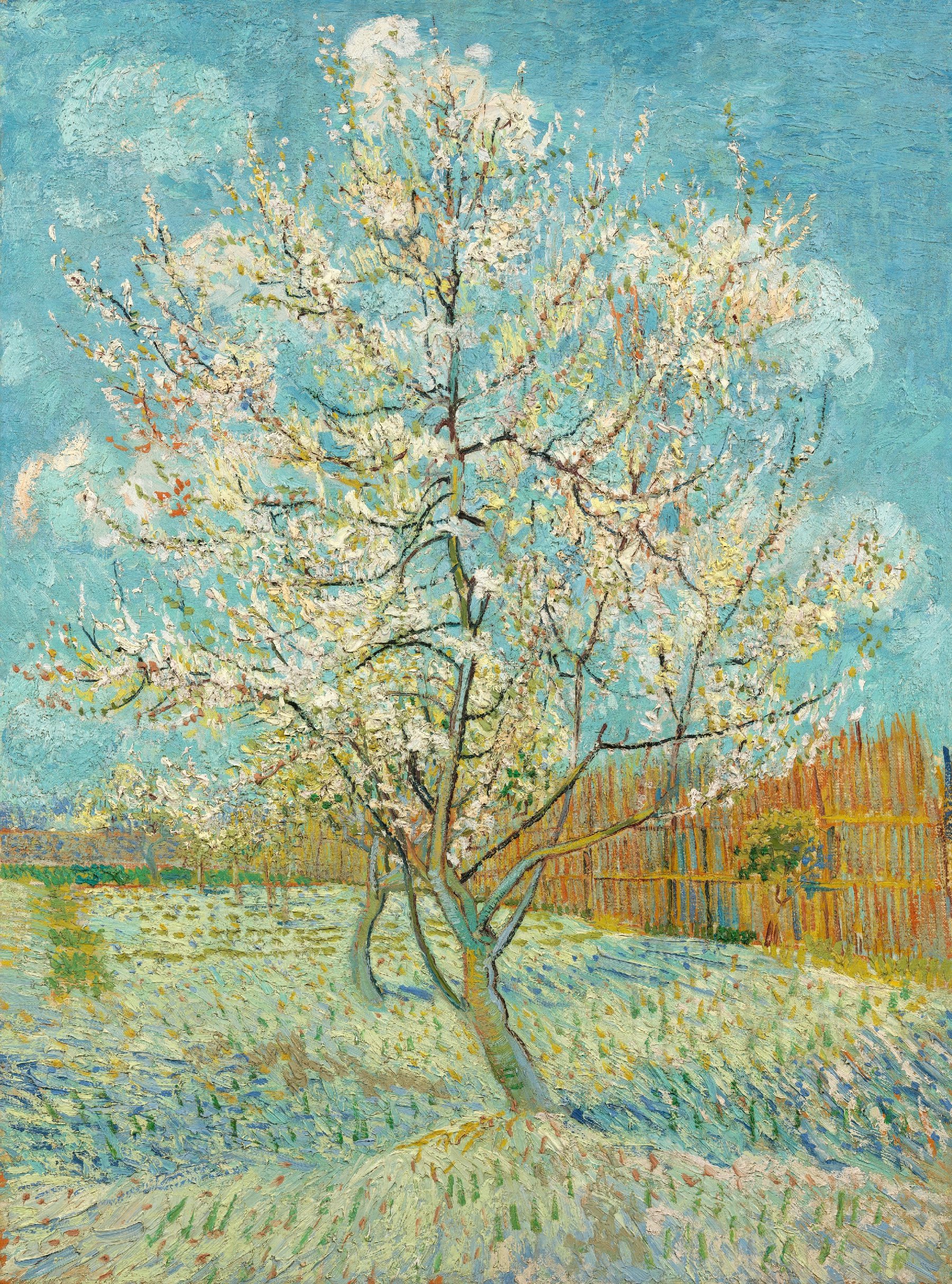 De roze perzikboom Vincent van Gogh (1853 - 1890), Arles, april-mei 1888