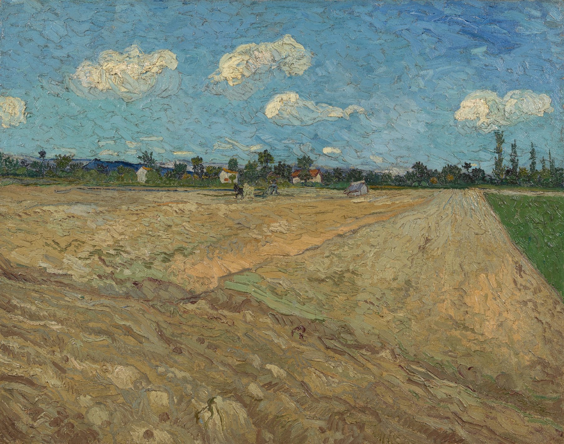 Geploegde akkers ('De voren') Vincent van Gogh (1853 - 1890), Arles, september 1888