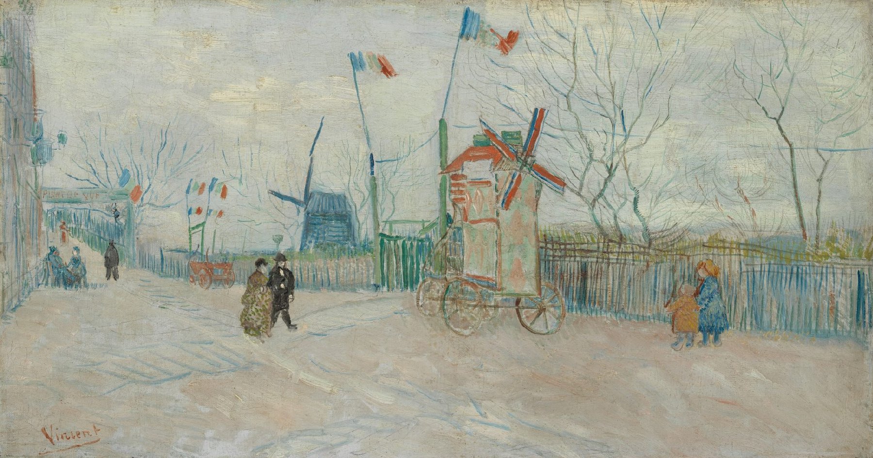 Impasse des Deux Frères Vincent van Gogh (1853 - 1890), Parijs, februari-april 1887