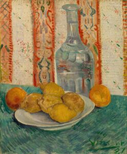 Karaf en schotel met citrusvruchten Vincent van Gogh (1853 - 1890), Parijs, februari-maart 1887