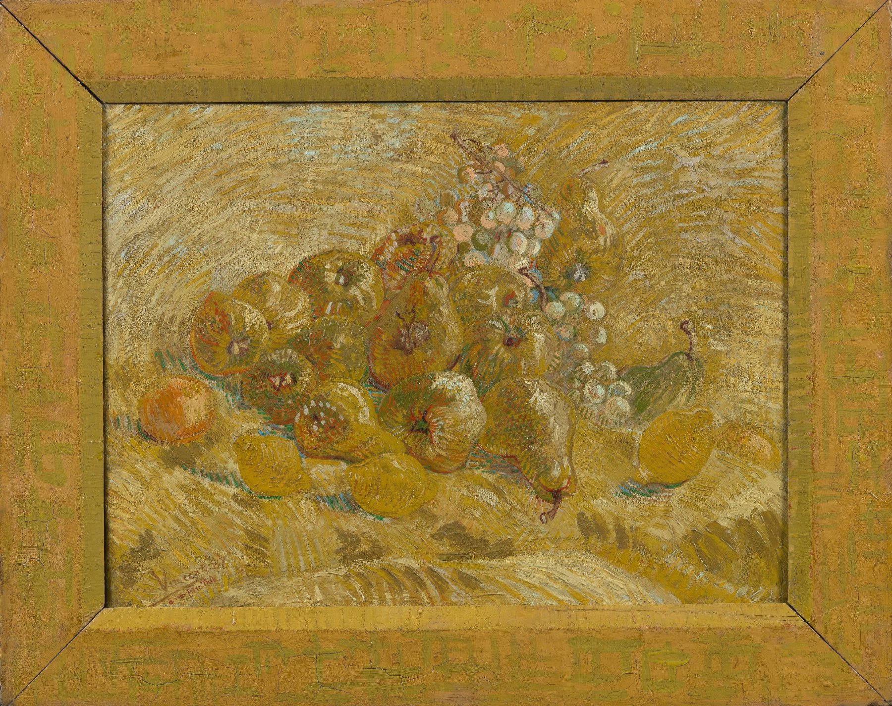 Kweeperen, citroenen, peren en druiven Vincent van Gogh (1853 - 1890), Parijs, september-oktober 1887