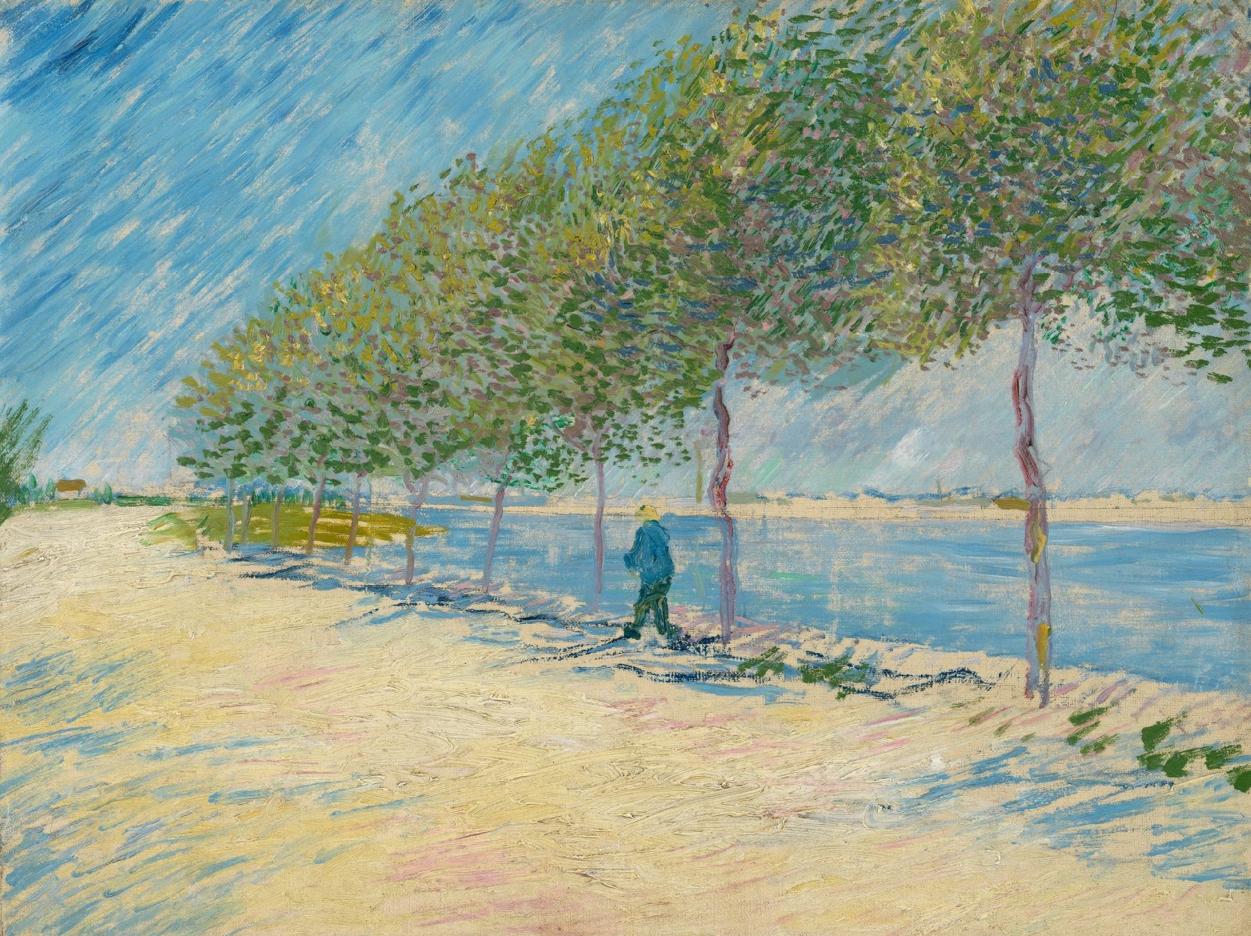 Langs de Seine Vincent van Gogh (1853 - 1890), Parijs, mei-juli 1887