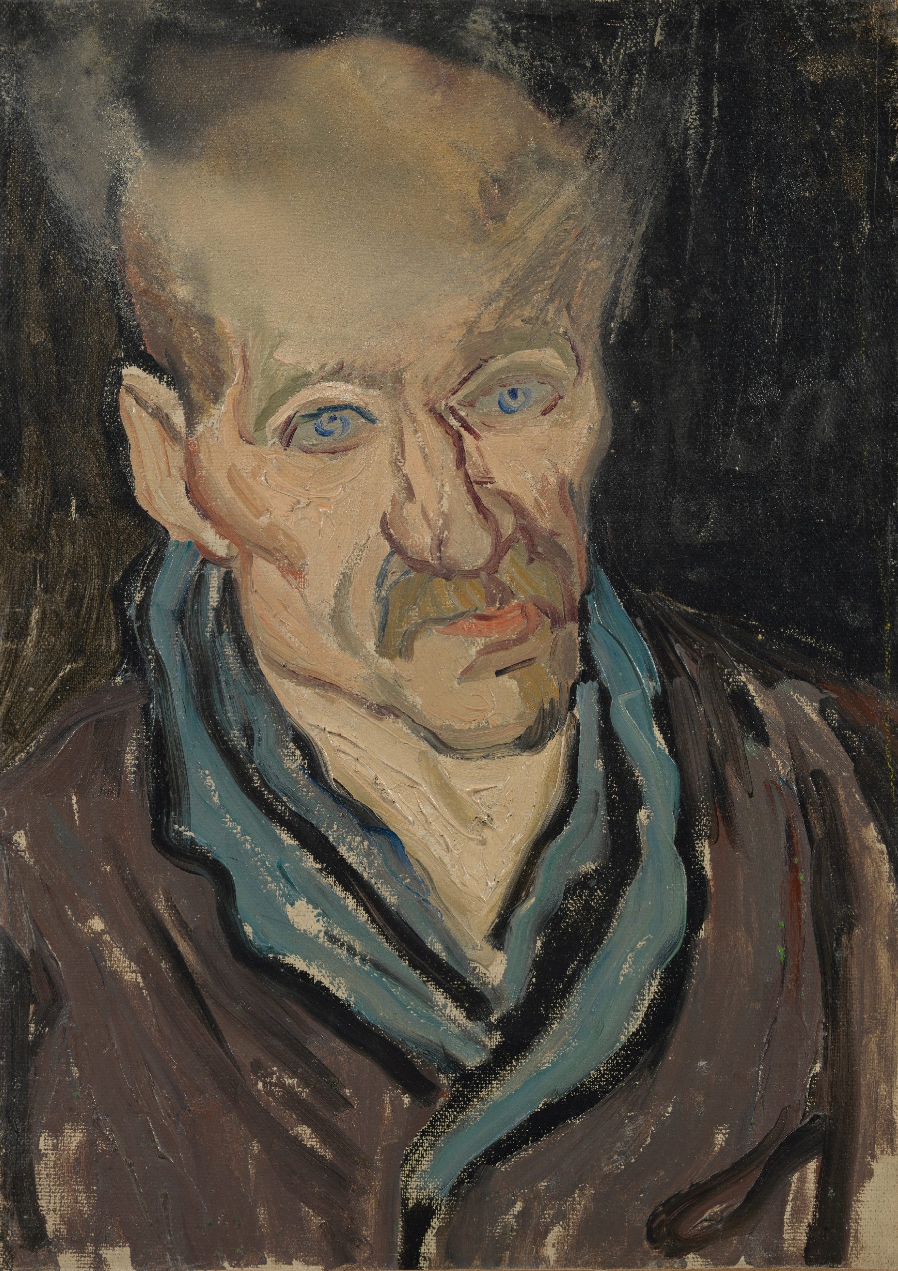 Portret van een man Vincent van Gogh (1853 - 1890), Saint-Rémy-de-Provence, oktober 1889