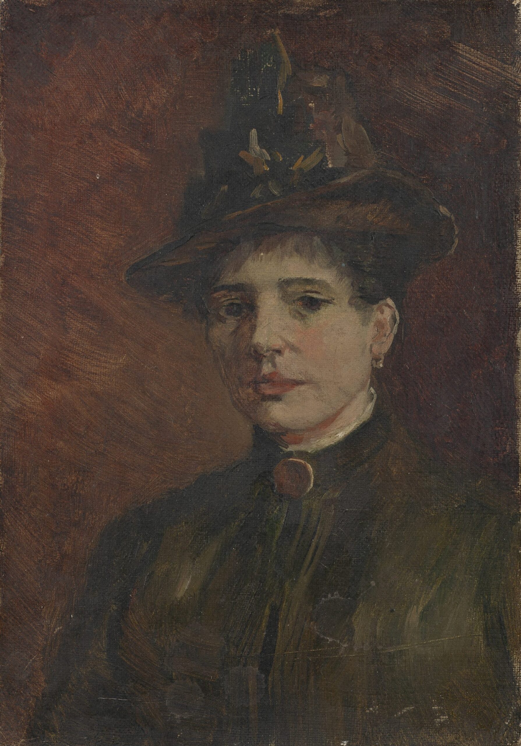 Portret van een vrouw Vincent van Gogh (1853 - 1890), Parijs, maart-juni 1886