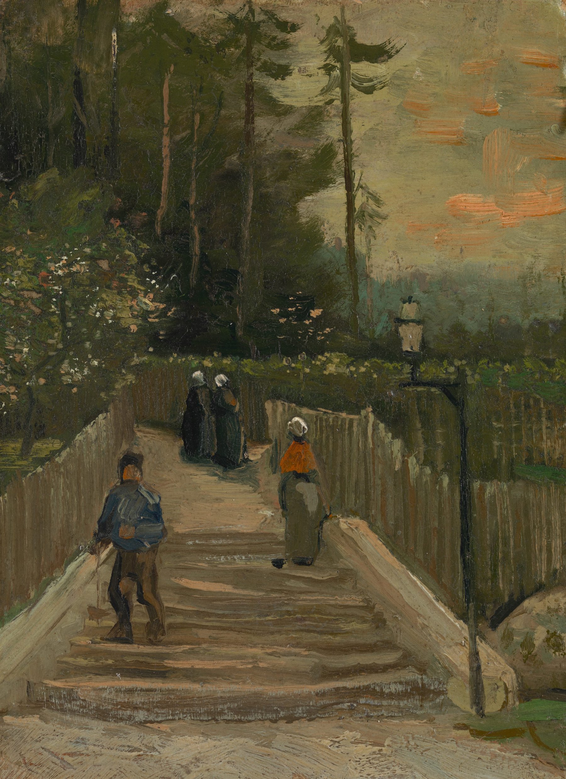 Weg te Montmartre Vincent van Gogh (1853 - 1890), Parijs, april-mei 1886