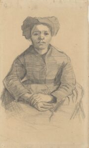 Zittende vrouw Vincent van Gogh (1853 - 1890), Nuenen, februari-mei 1885