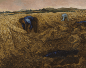 BC 002.993 Gerstsnijders Walcheren Barley Cutters Walcheren 1924