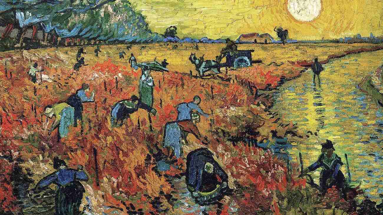 Rode wijngaard van gogh
